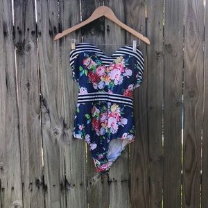 Floral swim suit